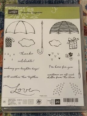 Stampin' Up! Weather Together Clear Stamps - Green
